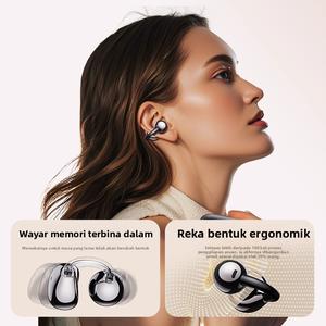 หูฟังบลูทูธไร้สาย เสียงคมชัด แบตเตอรี่ใช้งานได้นาน หน้าจอแสดงผล สำหรับแอปเปิลและหัวเว่ย ไร้  สาย