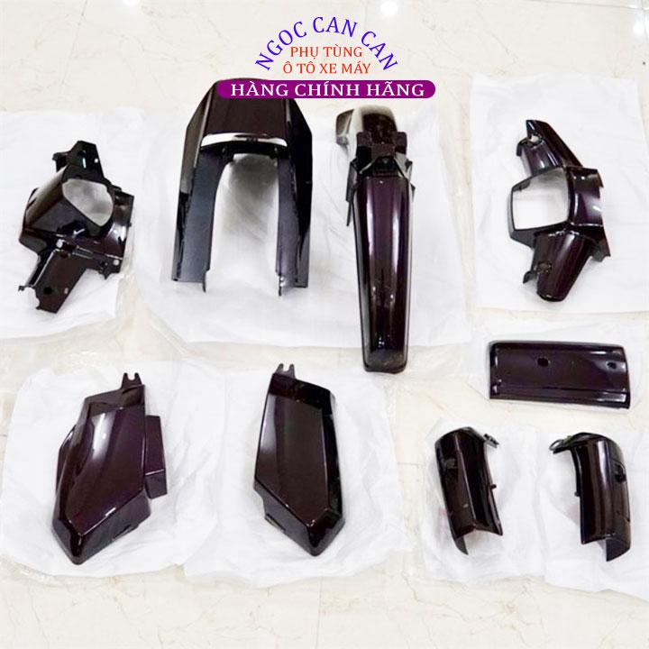 Dàn áo / bộ vỏ nhựa xe dream màu nho tím.(giá bán lẻ 1 chi tiết) Phụ Kiện Phụ Tùng