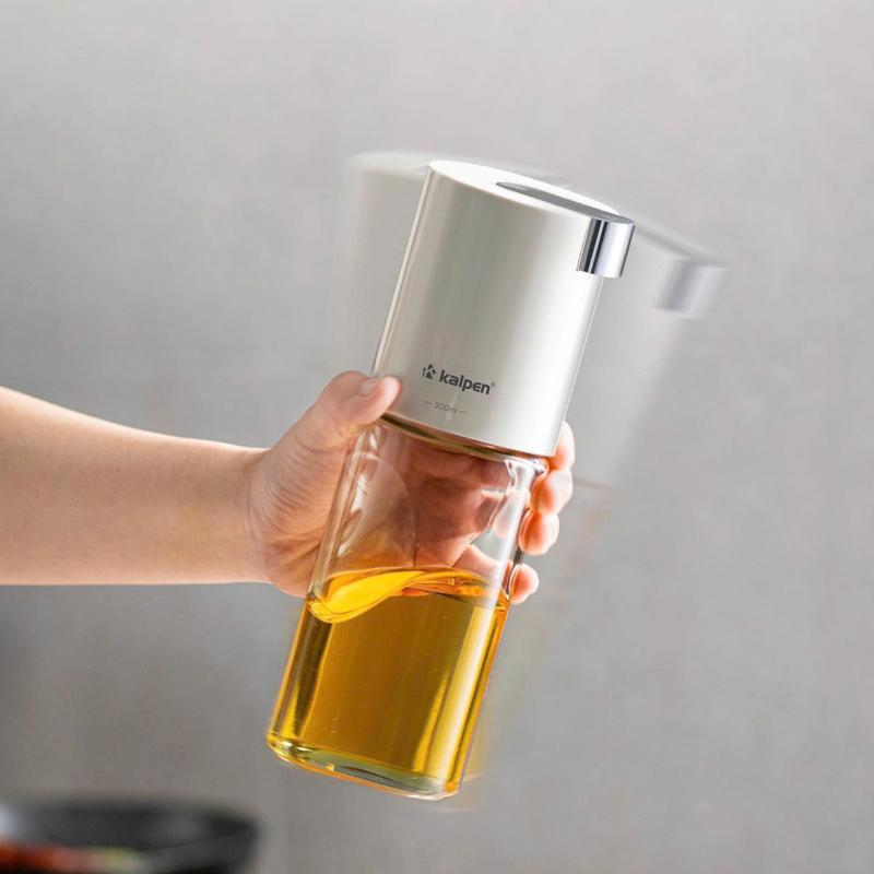 Bình đựng và rót dầu ăn, nước gia vị thủy tinh Kalpen SB1 dung tích 500ml 6