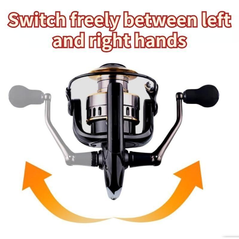Product Introduction of Fishing Reel, Lightweight Metal Frame Smooth & Sturdy Fishing Reel, Rotating Saltwater Freshwater Fishing Reel, Fishing Accessories 3