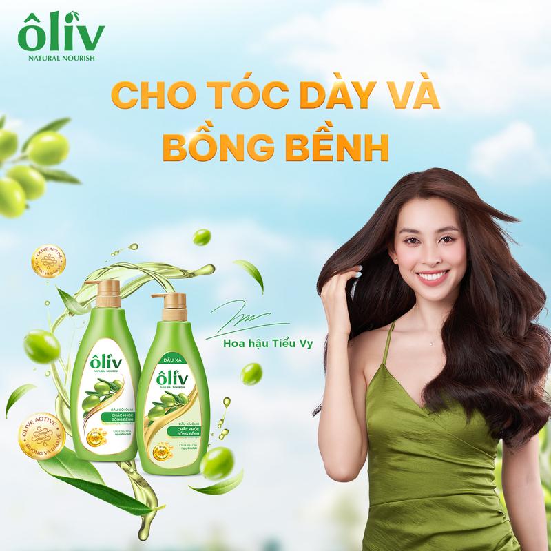 Dầu Gội Ôliv Dưỡng Tóc Chắc Khỏe 1L + Tặng Dầu Xả Ôliv Dưỡng Tóc Chắc Khỏe 650ML [S] 3