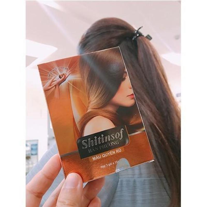 SHITINSOF - Dầu gội nhuộm tóc đen và nâu thảo dược 2