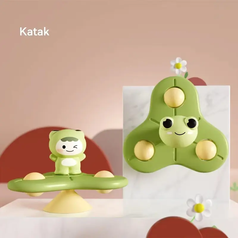 Spinner mainan Bayi, bisa ditempel dan berputar lama 1