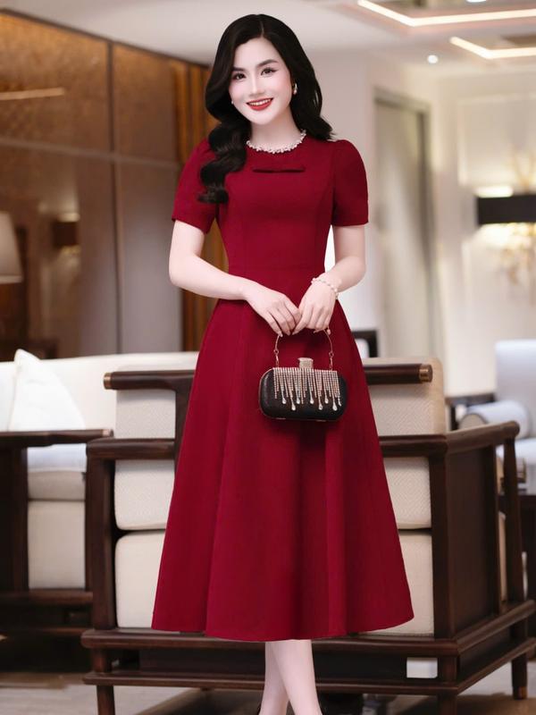 [MIỄN SHIP] MDU4778 Váy Mango Ý Cao Cấp – Kiêu Sa, Quyến Rũ Với Đính Đá Lấp Lánh Dành Cho Nữ