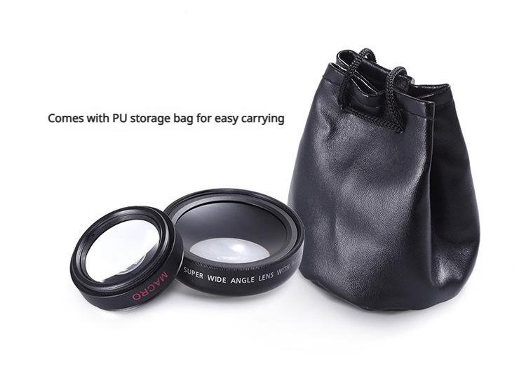 Product Introduction of 045X Wide Angle Macro Cell Phone External Lens Shooting Camera Clip Macro Camera God 4