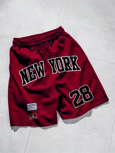 Shorts casuales estadounidenses para hombre, con estampado de letras clásicas, disponibles en múltiples colores, estilo urbano de moda, para todas las estaciones