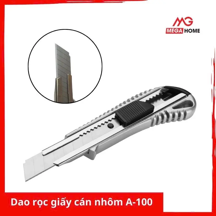 Dao Rọc Giấy ENDURA BLADE (KNIFE) 18mm Hàng Cao Cấp - Cán Dao Dọc Dày Cầm Chắc Tay - Lưỡi Thép