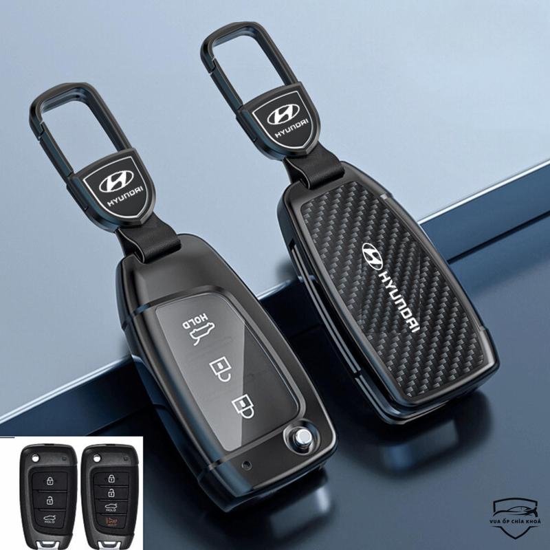 [TẶNG kèm 01 khăn lau xe] Ốp chìa khoá, Móc Khoá Acc. enbản chìa cơ gập hợp kim cao cấp