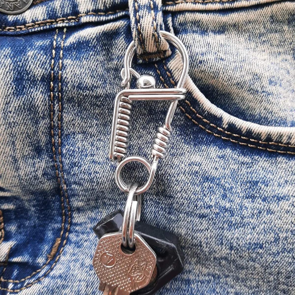 Móc Khóa inox mẫu nhỏ gọn nhẹ