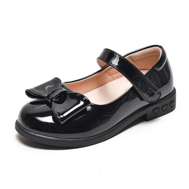 Spring and Autumn New Baby Girl Korean Princess Shoes Kids' Leather Shoes Children's Watch Performance Shoes