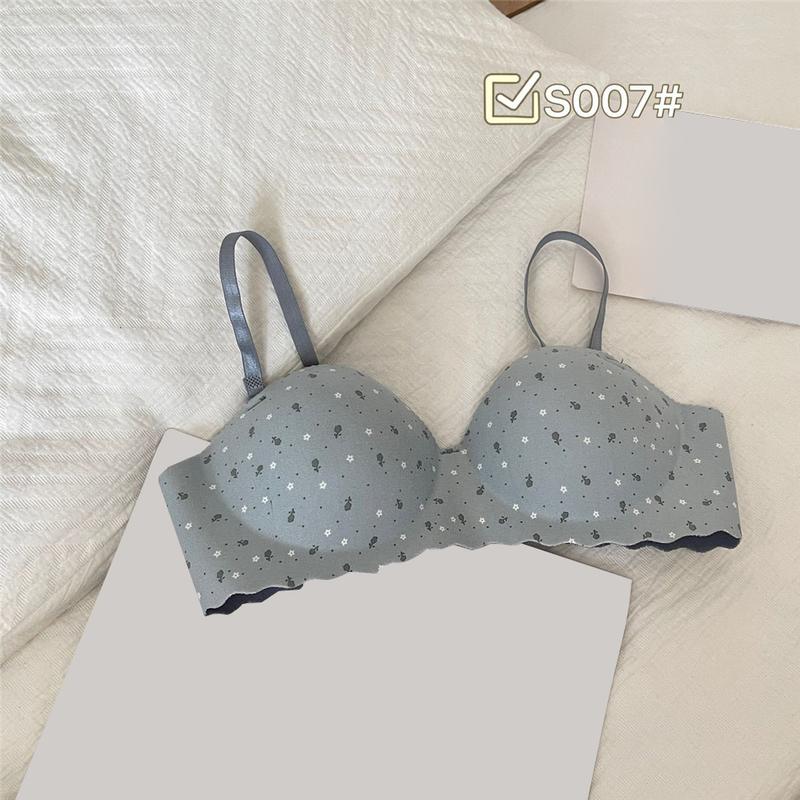 Product Introduction of Áo Ngực Không Gọng, Đồ Lót Nữ, Ngực Nhỏ Chun, Không Có Vòng Thép, Mỏng Mùa Hè, Thích Hợp Cho Học Sinh Và Nữ Sinh Trung Học, Thiết Kế Chấm Bi, Áo Ngực Liền Mạch 21