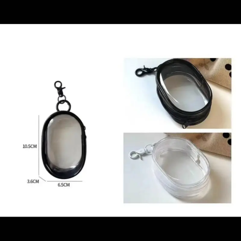 Hộp lưu trữ Cáp dữ liệu có móc, thời trang, nhỏ gọn và tiện lợi, vỏ bảo vệ Cáp trong suốt đơn, lưu trữ bộ sạc tai nghe, thích hợp cho du lịch ngoài trời 8