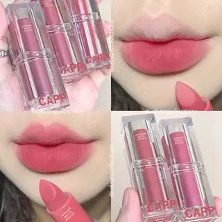 NEW! CAPPUVINI PINK MATTE Lipstick 6 Warna Nude Pink Mosturizing Lipstick Korea Korean Lipstick 0
