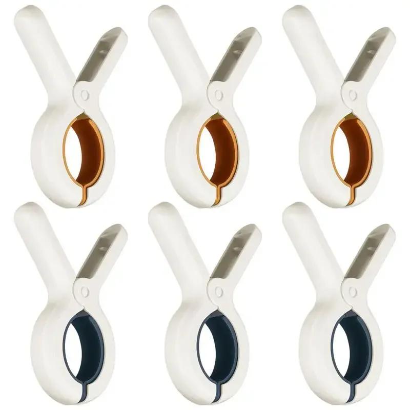 3Pack Plastic Clothes Pins with Strong Anti-Rust Springs Heavy Duty Beach Towel Clips Laundry Clothespins to Keep Towel 6