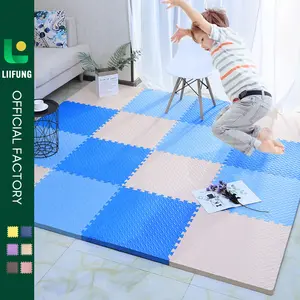 Matras Evamat Matras Puzzle Karpet Puzzle Matras Alas Lantai Evamat 30x30cm Lembut Matras Bermain Busa