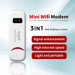 【ADE】Router 4G WiFi Portabel Mobil Kartu Penyisipan Hot-spot Seluler Router Nirkabel