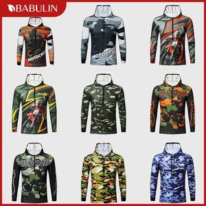 BABULIN 2025【New camouflage style】 Riding Jersey Motorcycle jersey riding clothes Longsleeves Hood