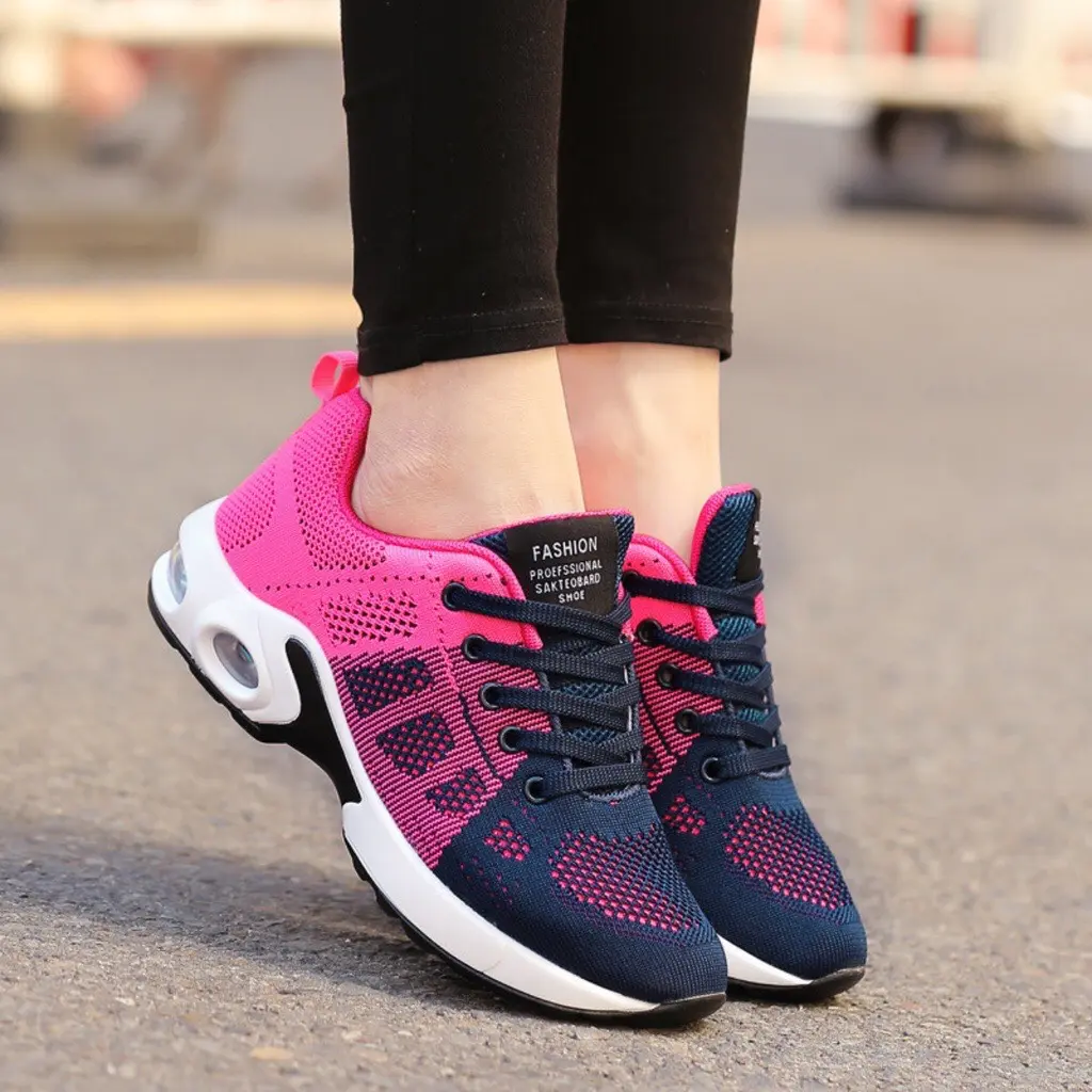 Giày thể thao nữ, giày sneaker nữ mềm êm chân đế cao su