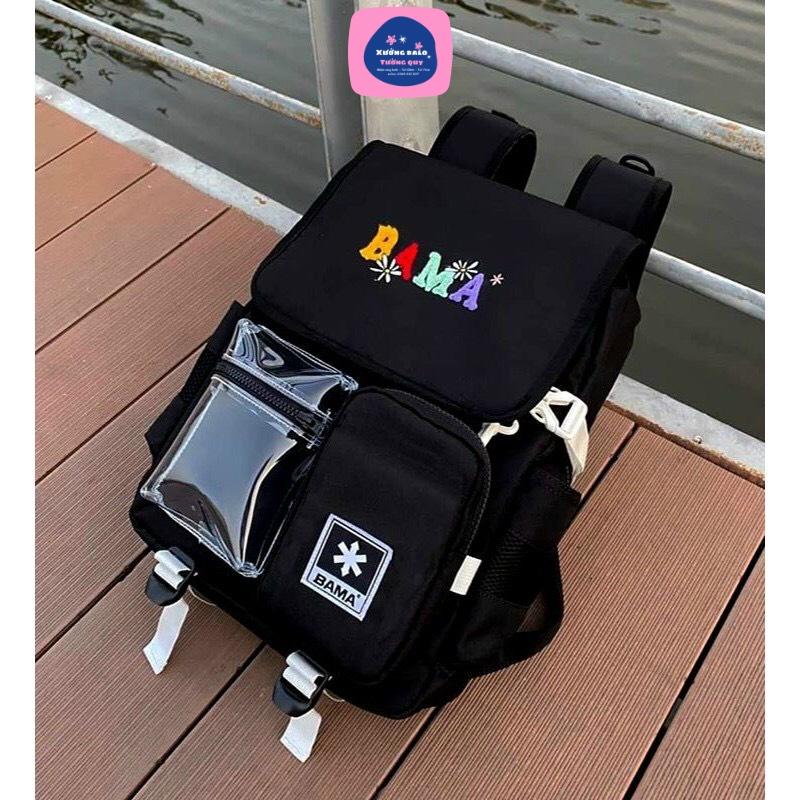 cặp đi học, balo thời trang BAMA  c ặ p balo da balo mini ba lô balo hello kitty hồng balo basic hàn quốc balo da đi học nữ 1
