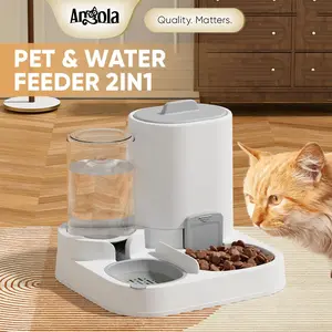 ANGOLA Tempat Makan & Minum Otomatis Kucing Anjing M89 Automatic Pet Feeder / Pet Feeder 2IN1