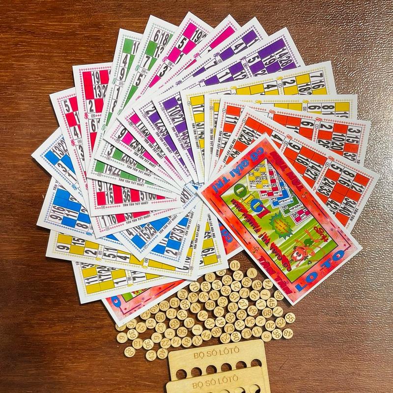  Mô hình bộ lô tô trang trí nhà búp bê 