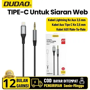 DUDAO L11PRO Ligtning to 3.5mm Aux Cable 1M/3.3F car Stereo Audio cable For Car and Speakers