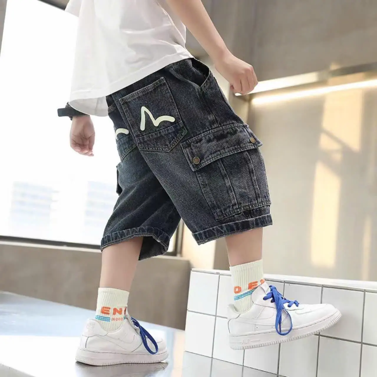 QUẦN JEAN NGỐ HIPHOP TÚI HỘP CHO BÉ TRAI CỰC NĂNG ĐỘNG