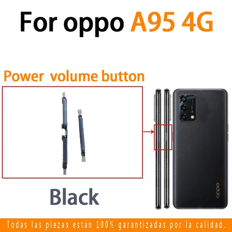 Nút Nguồn, Mới, Cho Oppo A74 4G / A95 4G CHP2365 CPH2365, Nút Công Tắc Bật / Tắt Linh Hoạt, Phím Bên, Âm Lượng Lên Xuống Cáp Linh Hoạt 3