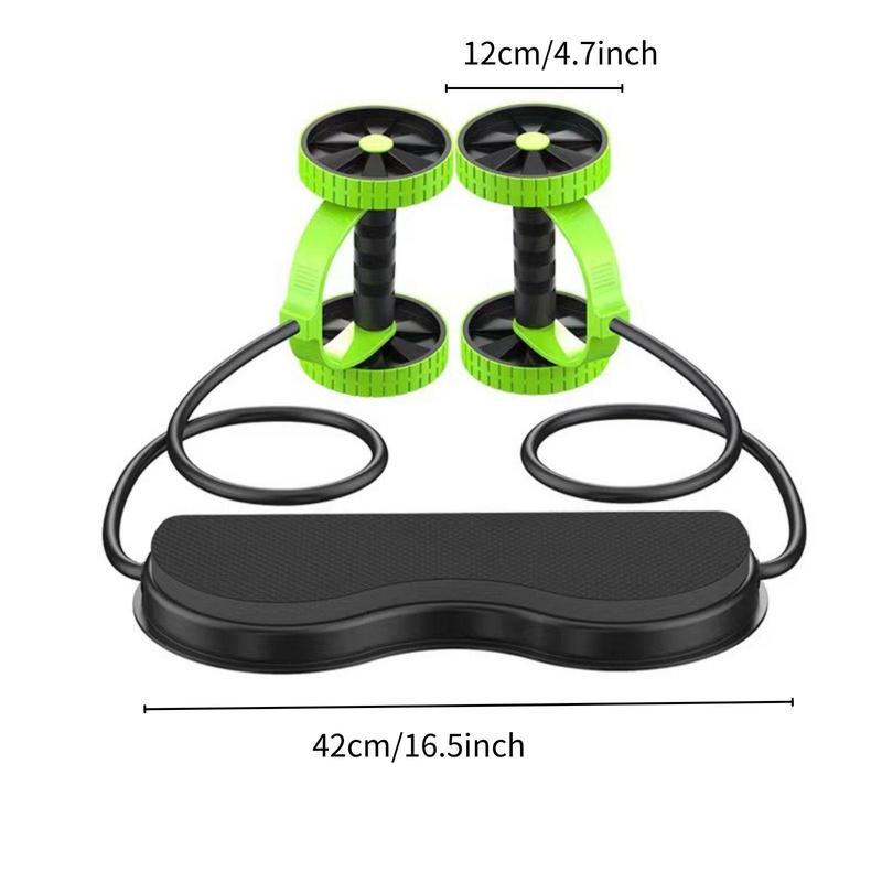 Product Introduction of Multifunctional Abdominal Exercise Wheel, 1 Set Abdominal Trainer With Resistance Band, Abdominal Muscle Training Equipment For Home Gym 3