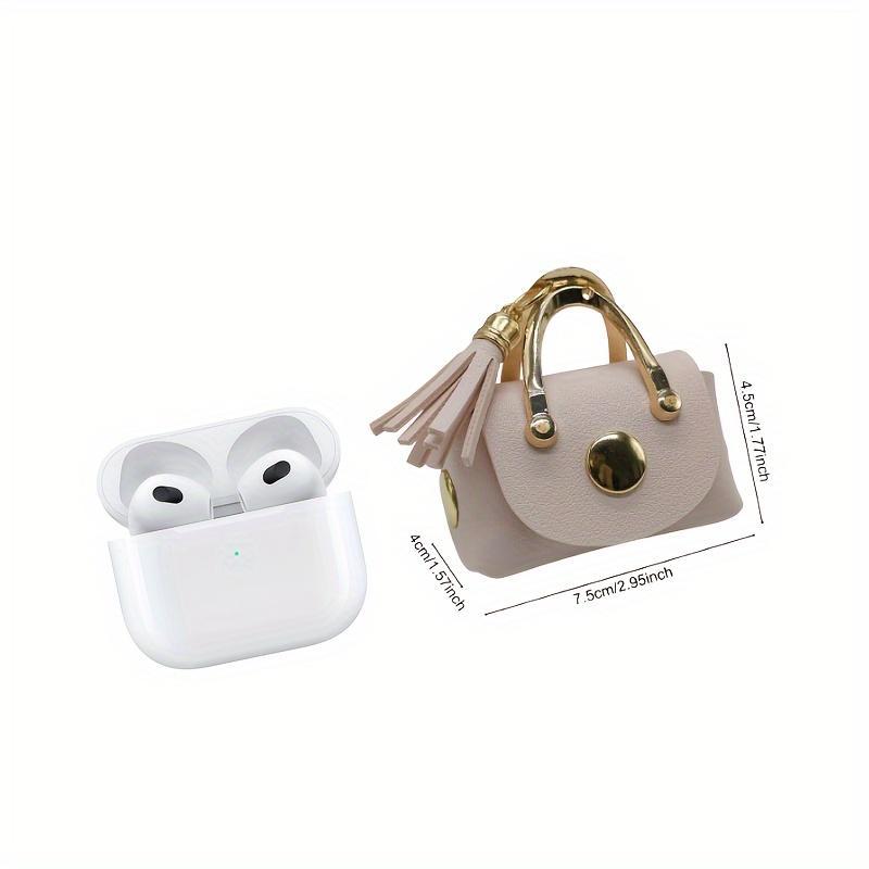 Fashionable Mini PU Leather Keychain Wallet with Tassel, 1 Count Durable Keychain Ring, Suitable for Storing Coins, Keys and Earplugs, Very Suitable for Women's Fashion Accessories 1