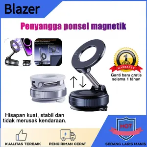 Blazer Holder HP 360 Rotasi Stand Holder Magnetic Car Vacuum Suction Phone Holder Aksesoris - BL207