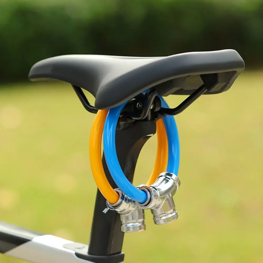 Universal Anti-theft Bike Safety Lock Alloy Ring Lock Waterproof Bicycle Chain Lock Thickened Anti-shear Mountain Bike Lock Bicycle Accessories