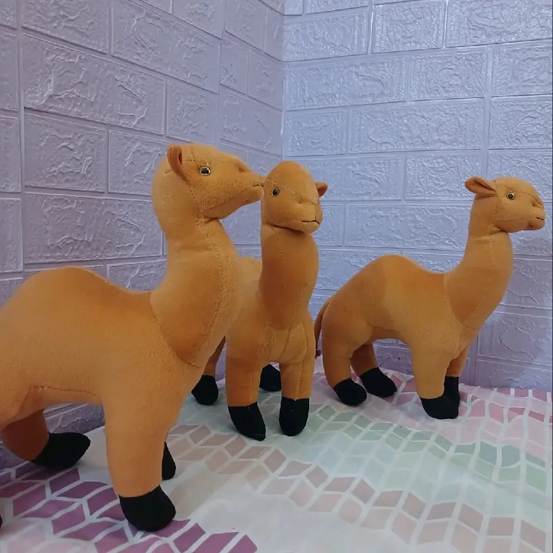 boneka hewan unta lucu S/M/mainan anak/koleksi boneka hewan Set Hadiah Cowok Cewek 1