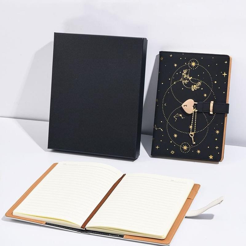 Waterproof Heart Key Lock Password Notebook Diary Stationery - TikTok ...