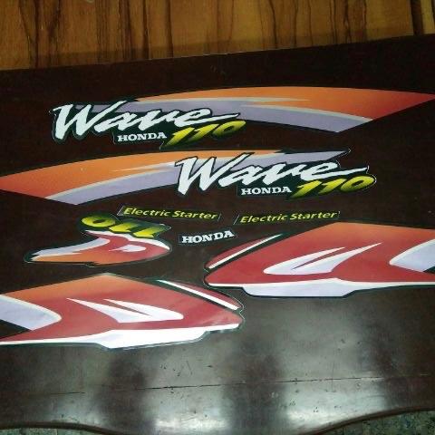 Bộ tem xe honda wave thái 110 màu xanh nhớt 99 hàng nhập Thái Lan 3 lớp chất lượng cao , màu sắc rất đẹp , tem mới 100% giá bán cực tốt bán lẻ như bán sỉ Nhãn Dán