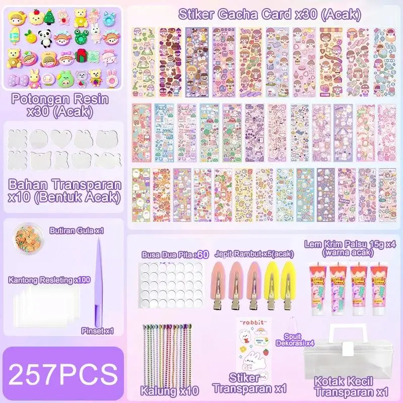 257Pcs-Purple