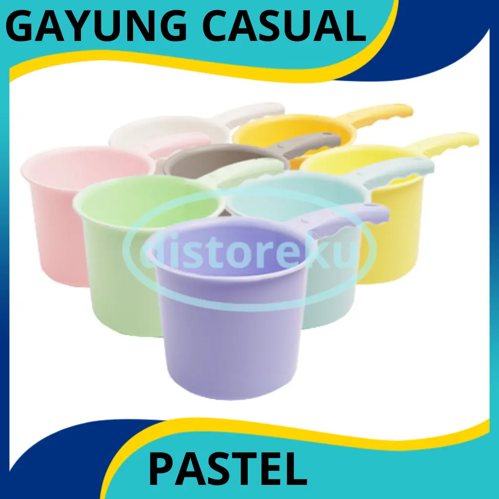 IK - GAYUNG BAK MANDI CASUAL PASTEL MACARON BESAR GAYUNG PLASTIK MURAH