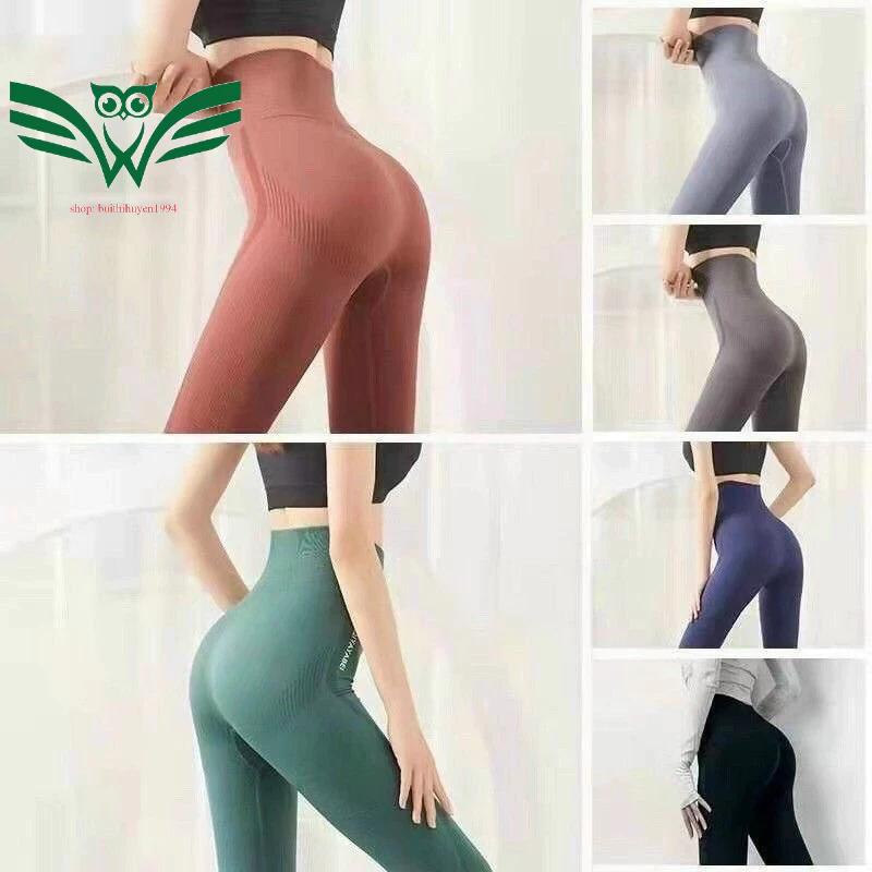 Hot - Quần tập gym, yoga legging cạp cao gen bụng Na.qui co giãn 4 chiều 3