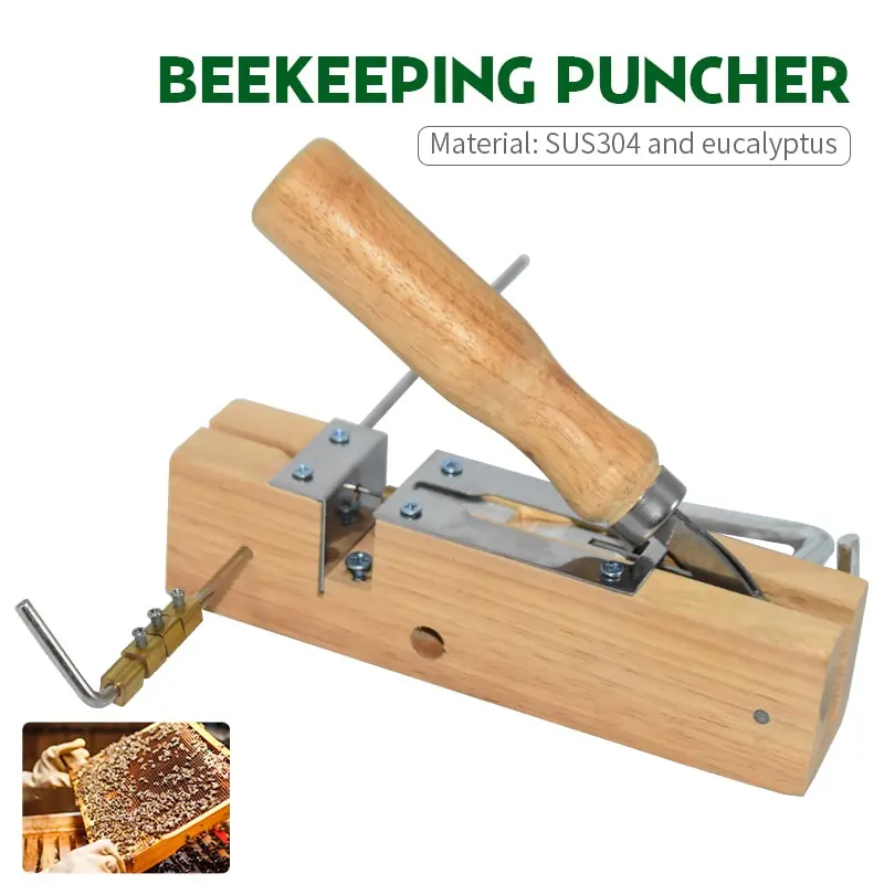 Beekeeping Equipment Frame Eyelets Puncher Machine for Bee Case Device HoneyCombs & Frames Punch Beekeeping Tool