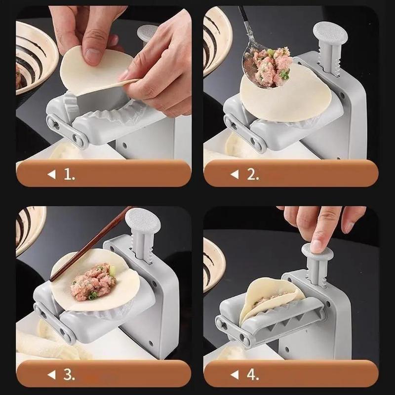 Manual Dumpling Maker, 1 Count Automatic Dumpling Maker, Kitchen Dumpling Mold, Kitchen Utensils & Gadgets 7