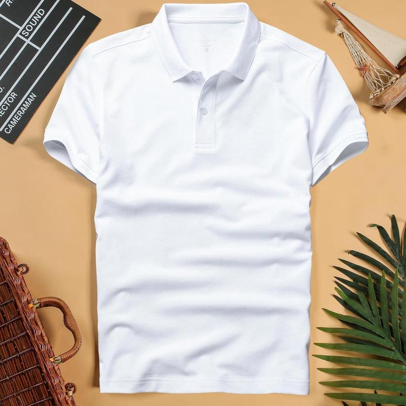 Áo thun Polo nam vải thun trơn cá sấu cotton 4 chiều co dãn áo sang trọng phong cách 5