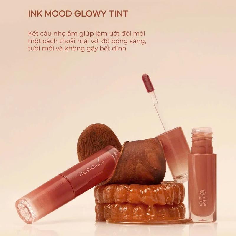 Son Tint Bóng Peripera Ink Mood Glowy Tint 4g / 0.14oz Căng Bóng Rạng Rỡ Hàng…