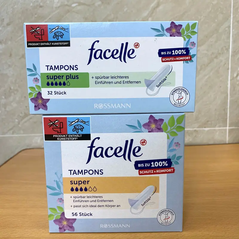 BVS Chống Tràn, Combo Tampon Facelle Size 4 + 5 Giọt, Dành Cho Những Ngày "Dâu" Nhiều Và Rất Nhiều Của Chị Em Phụ Nữ 1