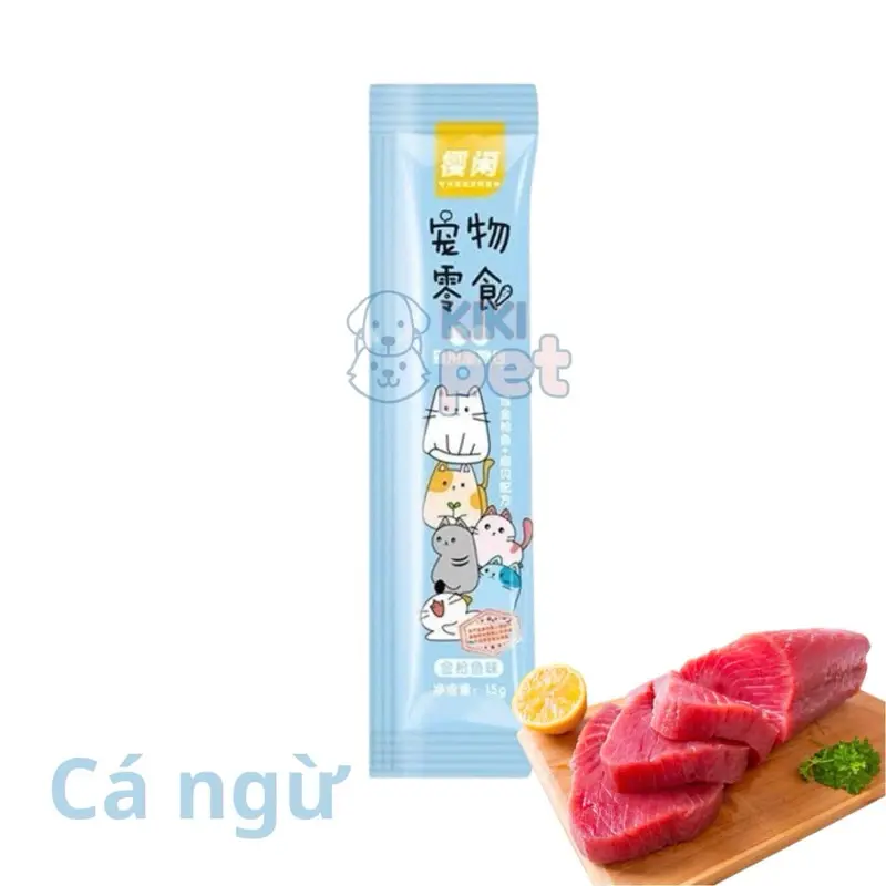 Súp thưởng cho mèo, soup, pate cho chó mèo, thú cưng (15gr) - lutpet 5