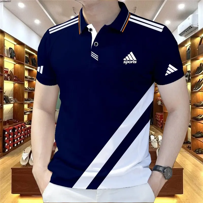 Áo Polo Nam, Dáng Ôm, Phong Cách Drift, Unisex, Thời Trang Thể Thao Hàn Quốc, Nhiều Màu Sắc, Bộ Sưu Tập Áo Cánh, Mới Nhất Năm 2025 1
