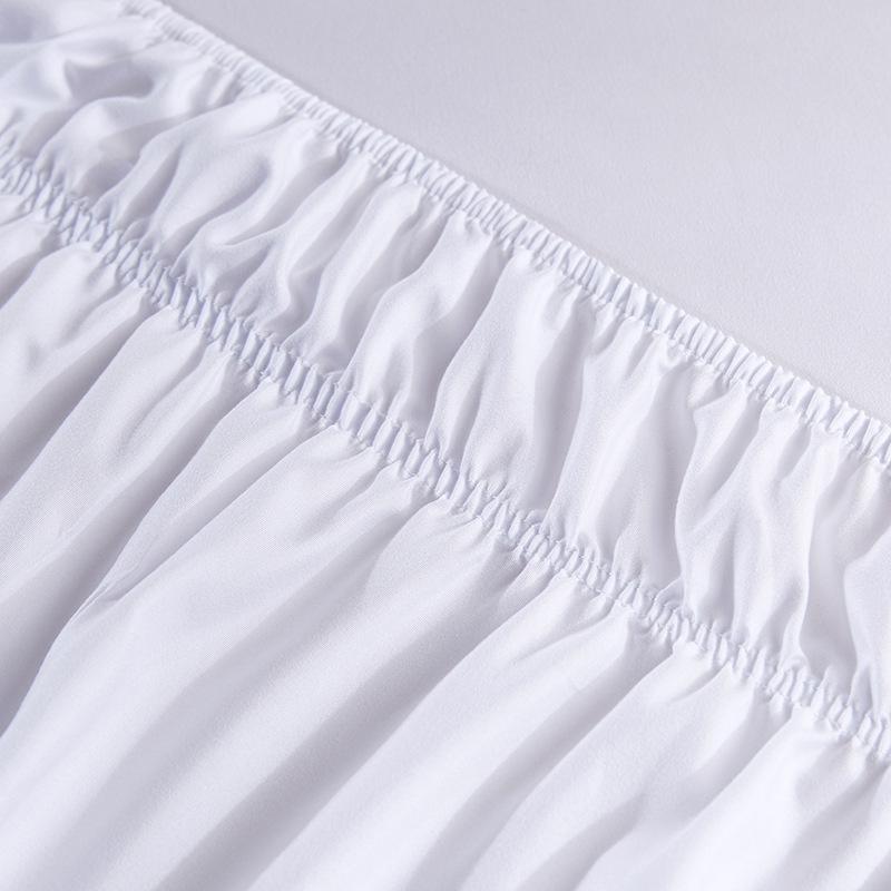 Product Introduction of Home Bedding Bed Skirt Elastic Bedsheet Bed Skirt Bed Cover Without Surface Couvre Lit Hotel Bedding Protector 23