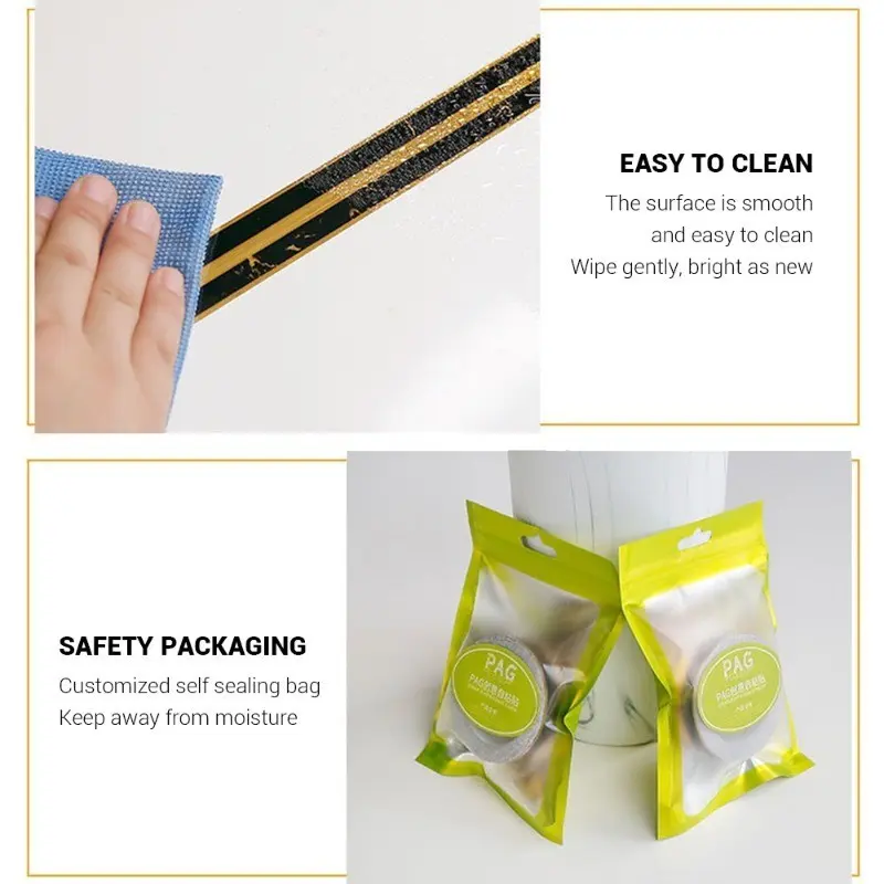 Vinnatsu-500CM Gold Selotip Masking Tape Gold Washi Tape Stiker Gold Selotip Masking Tape Gold Tape Stiker Gulungan Sticker Gold Emas Stiker Lantai Keramik Gulungan Stiker 2