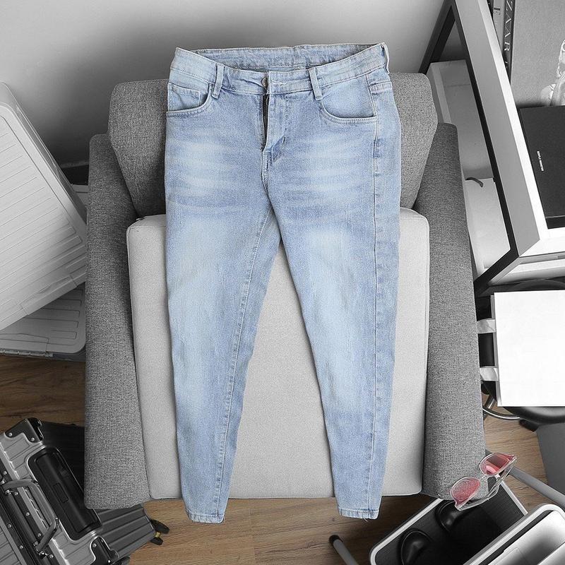 Quần jean nam cao cấp vải jean co giãn 4 chiều cực đẹp form ôm dáng skinny chuẩn size_JEANEP1986 Menswear Pants 3