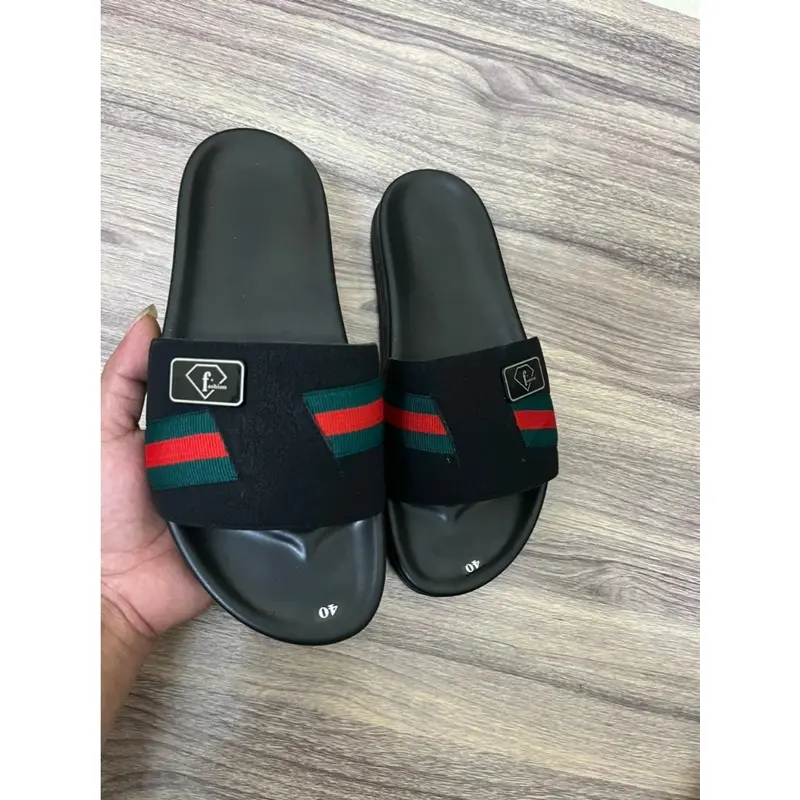 Dép quai ngang nam nữ Dù 3 phân đầy đủ các size mới nhất Slipper Đế Bằng DéP Giày 1