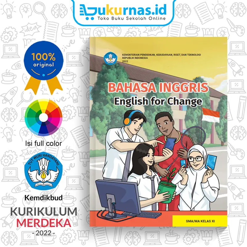 Buku Bahasa Inggris English for Change SMA/MA Kelas 11 K-Merdeka Sekolah Penggerak 0